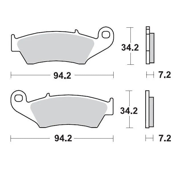 Moto-master Ceramic Brake Pads For Sports Touring Motorcycles