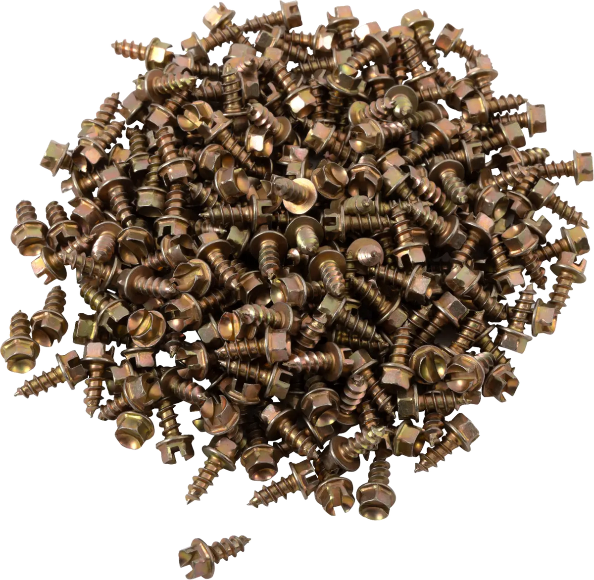 Gold Screws Gold Ice Screws 1" 250 Pack