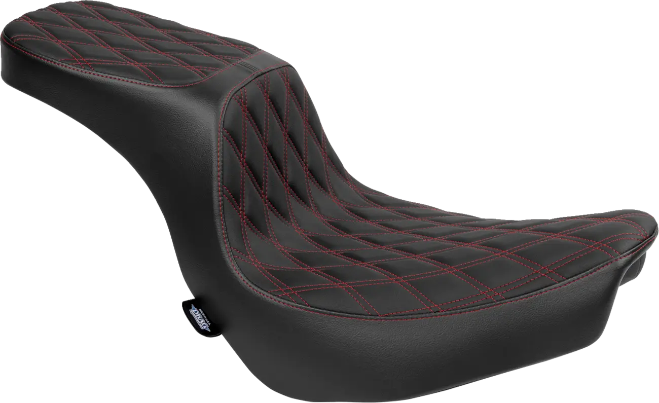 Drag Specialties Performance Predator 2-up Seat - For Harley Davidson