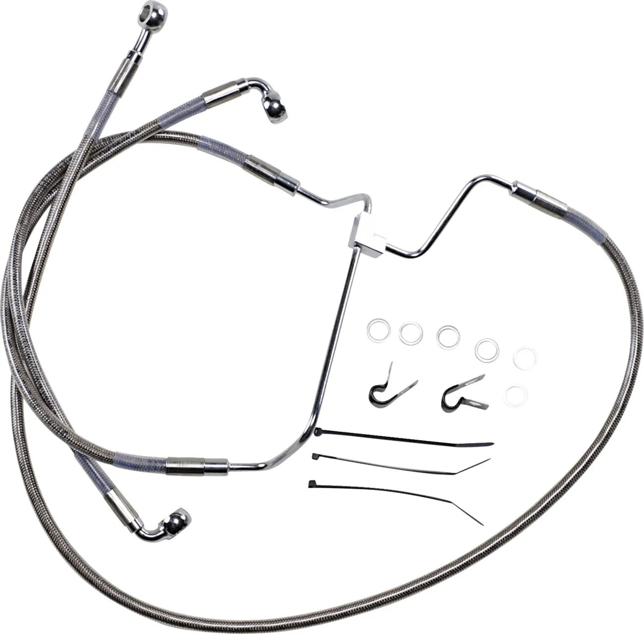 Drag Specialties Extended Brake Line Kit - No Abs