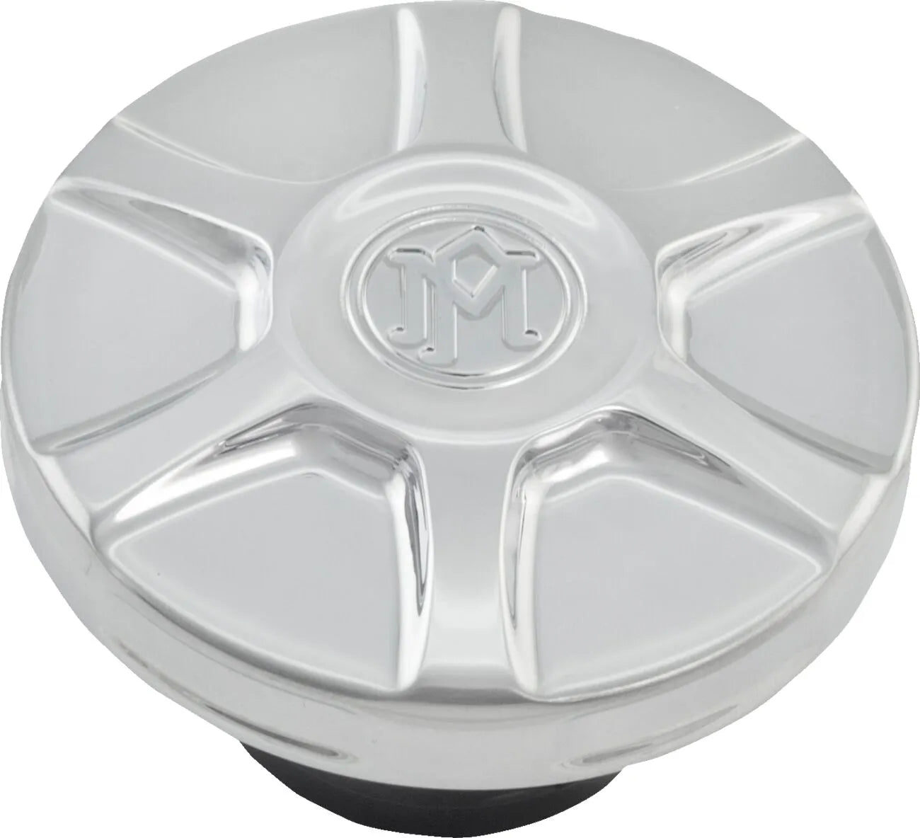 Performance Machine Custom Gas Cap - Chrome, Vented