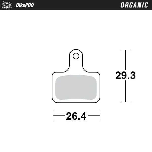 Moto-Master Organic Brake Pad for Shimano Calipers