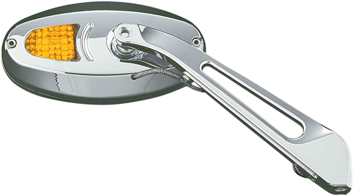 Kuryakyn Turn Signal Mirrors - Chrome Led