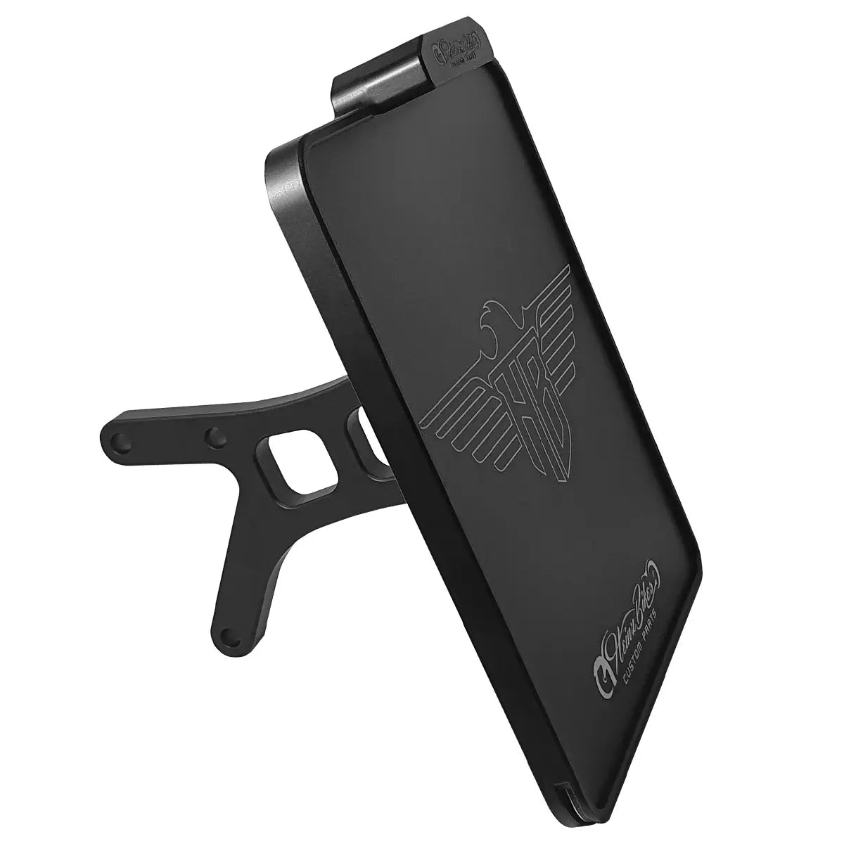 Heinz Bikes License Plate Side Mounts - Black Anodized Aluminum