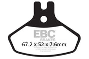 Ebc R Series Sintered Brake Pads For Atv - Front