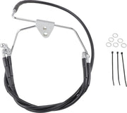 Drag Specialties Extended Black Vinyl Brake Line Kit