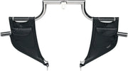 Drag Specialties Linbar Plain Black Lowers for Lindby Highway Bar