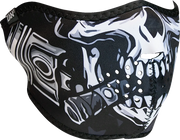 Zan Headgear Neoprene Half Mask Skull Graphic