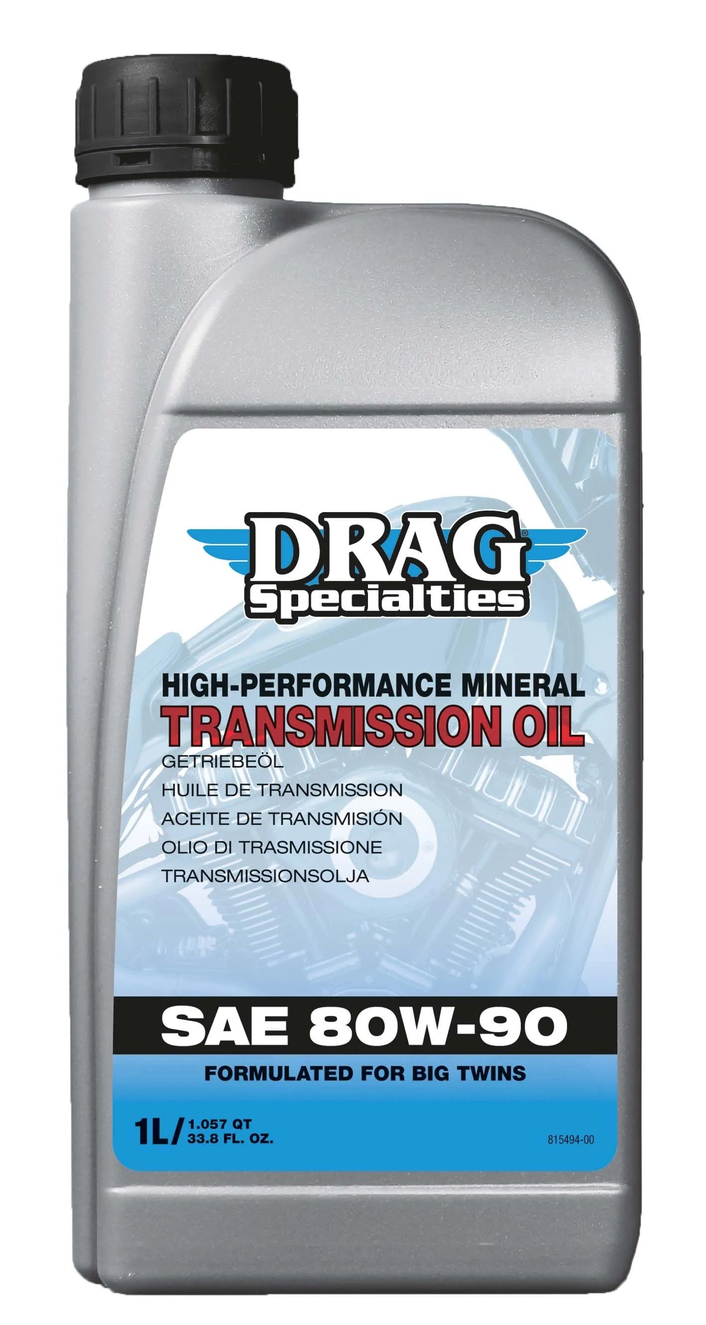 Drag Specialties 80w-90 Transmission Fluid For Big Twin 1 liter