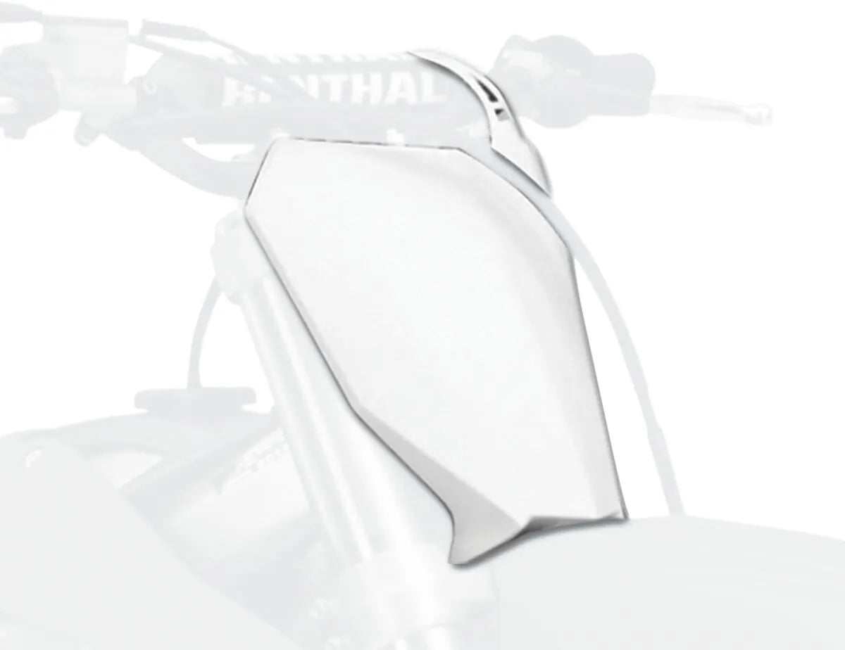 Polisport Front Number Plate - White Oem Replacement