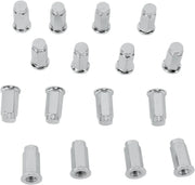 ITP Chrome Flat Base Lug Nuts 3/8-24