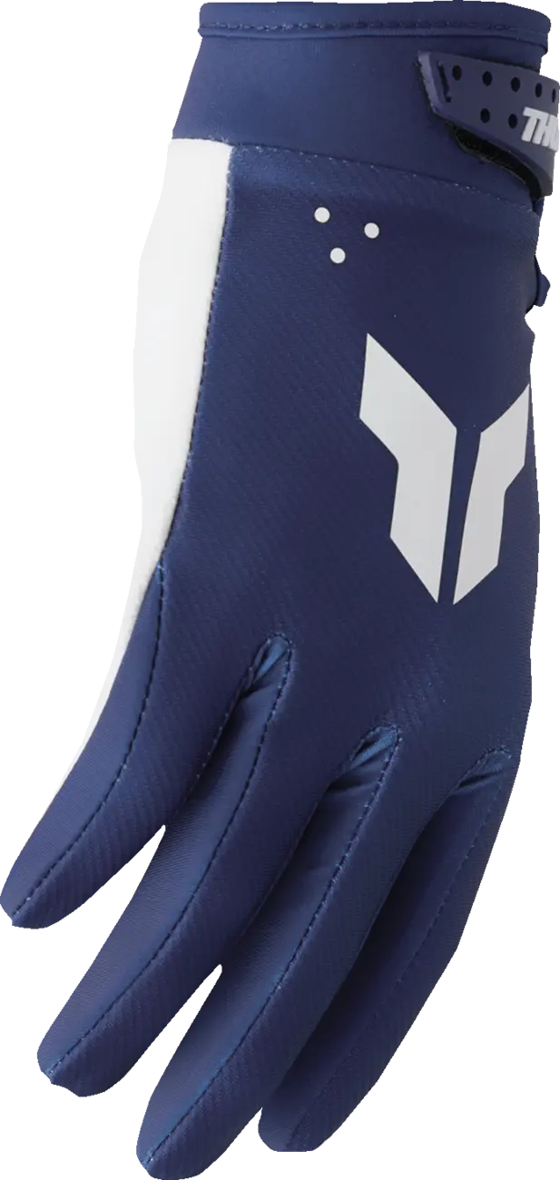 Thor Youth Launchmode Split Gloves - Navy