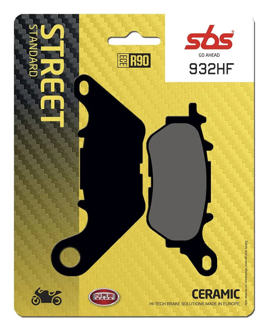 Sbs Hf Street Ceramic Organic Brake Pads - Rear