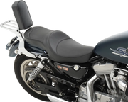 Drag Specialties Low-profile 2-up Seat - For Harley Davidson