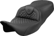 Saddlemen Roadsofa Dragon Scale Seat - For Harley Davidson