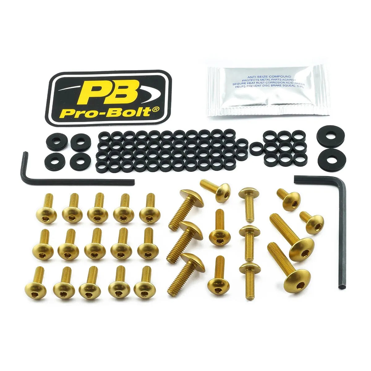 Pro Bolt Aluminium Fairing Bolt Kit For Kawasaki