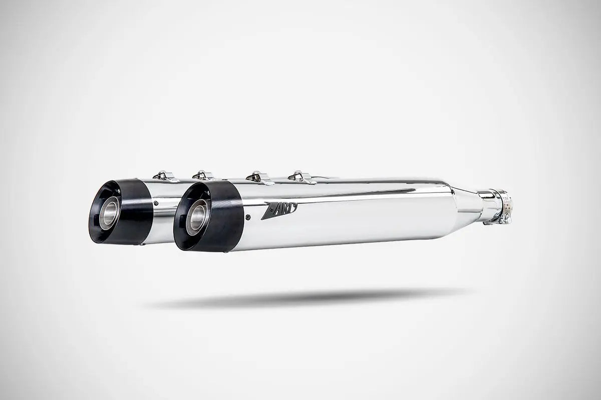 Zard Slash-cut Slip-on Mufflers For Hd-touring E5 - ECE Street Legal Approved