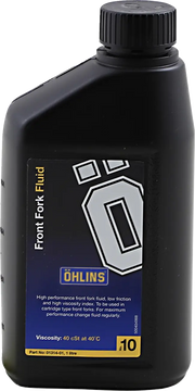 Ohlins 10w Fork Oil - High-performance Suspension Fluid 1 liter