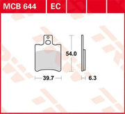Trw Ec Series Ceramic Brake Pads