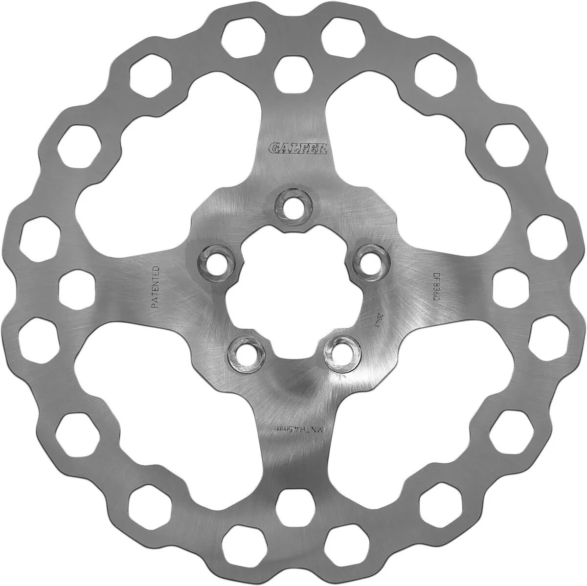 Galfer Cubiq Brake Rotor - High-performance Solid-mount Design - Rear