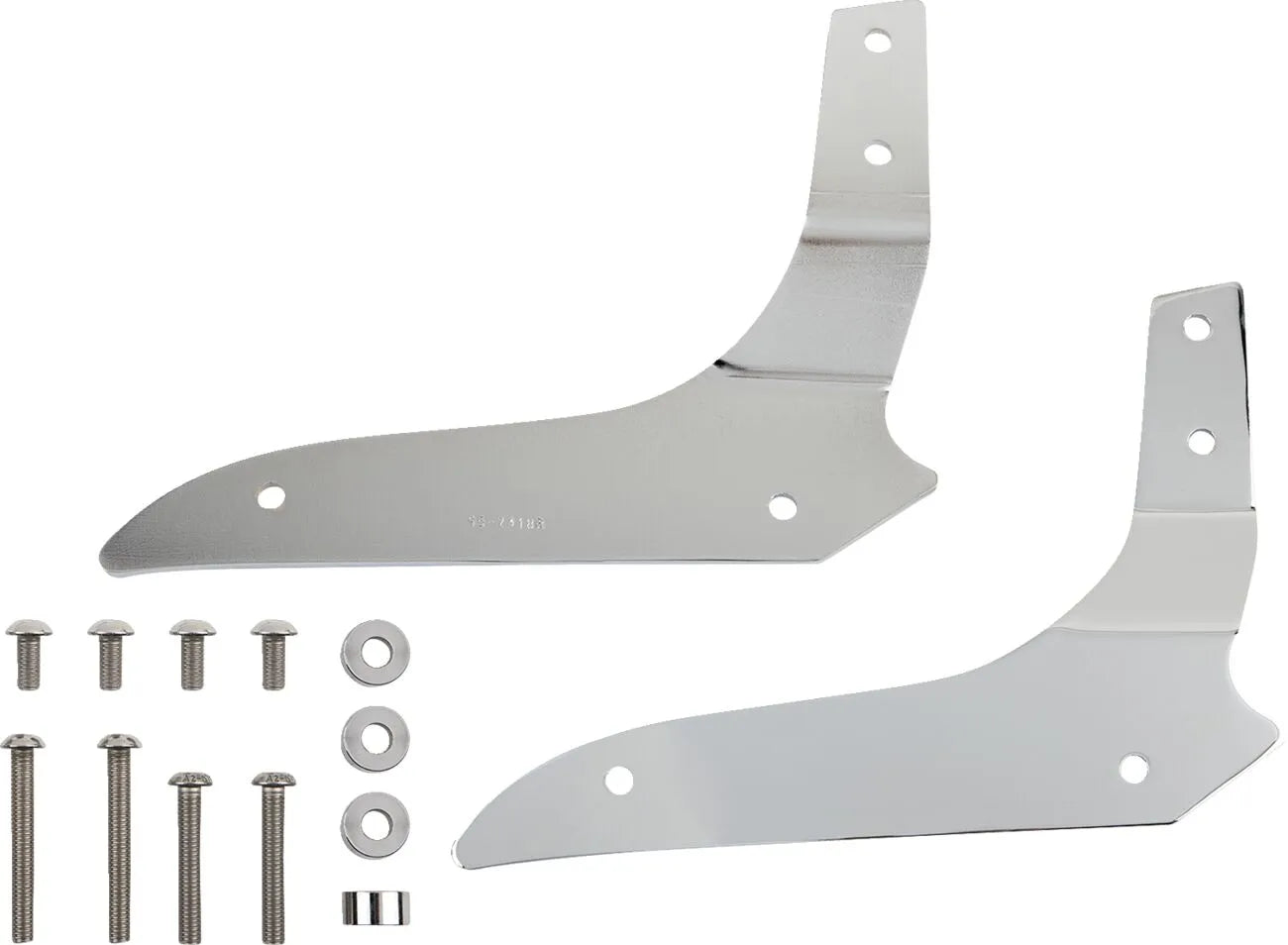 Cobra Square Sissy Bar Kit - Chrome Steel