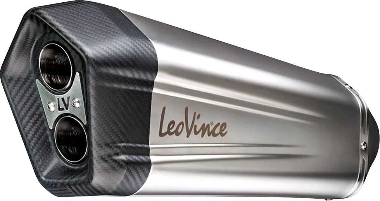 Leovince Lv-12 Slip-on Muffler - Stainless Steel - ECE Street Legal Approved