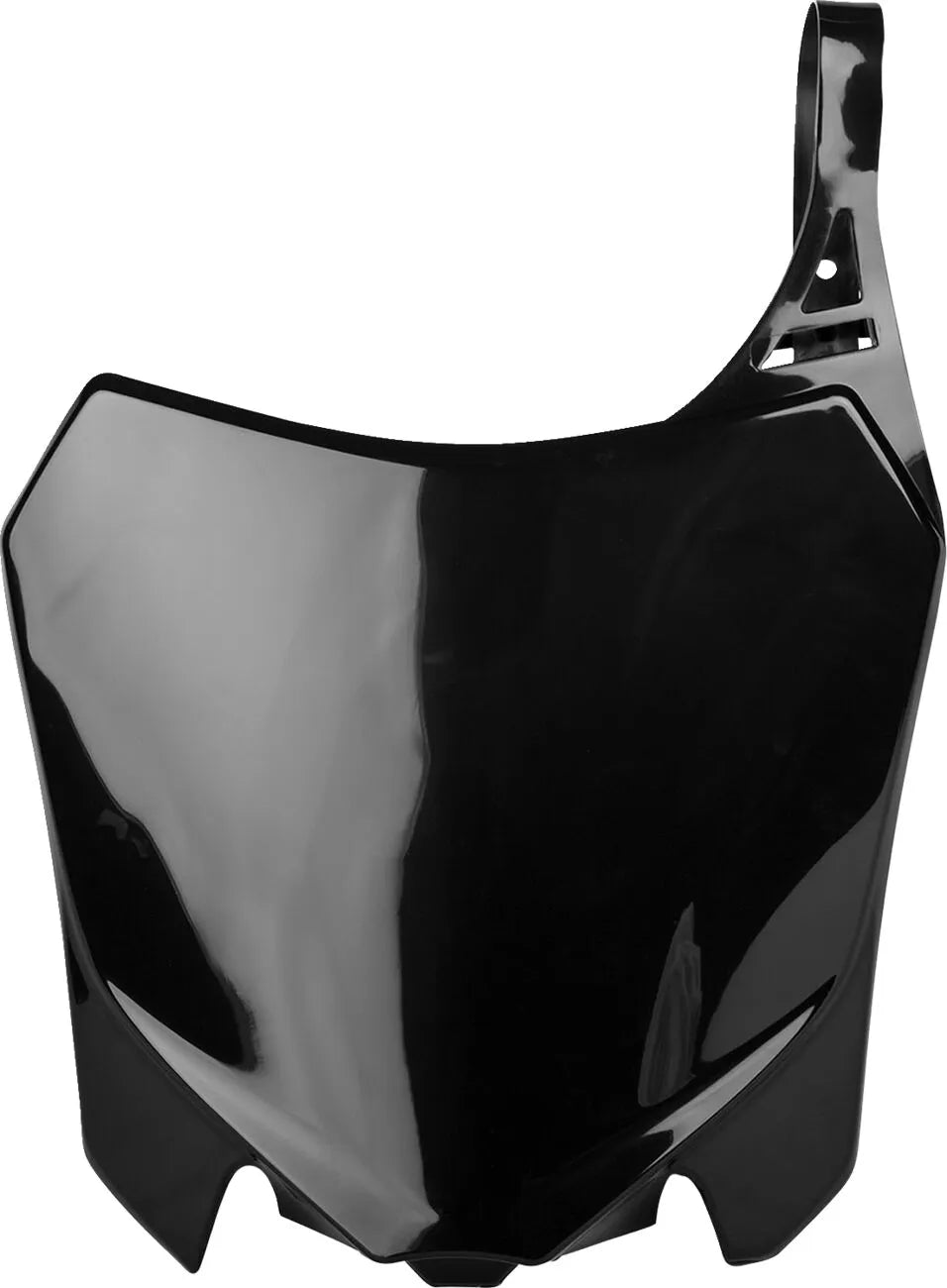 Polisport Front Number Plate - Black