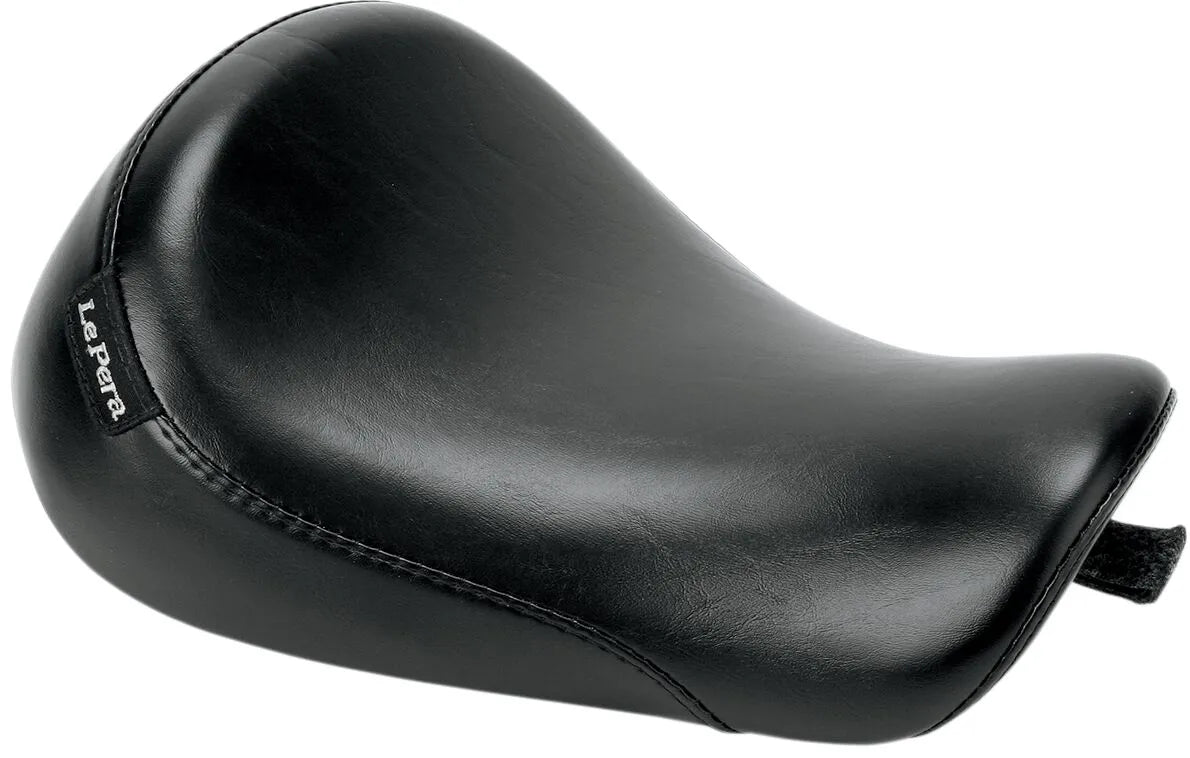 Le Pera Silhouette Solo Seat - Black Vinyl - For Harley Davidson