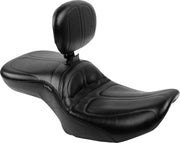 Le Pera Maverick Seat - Black Vinyl Comfort - For Harley Davidson