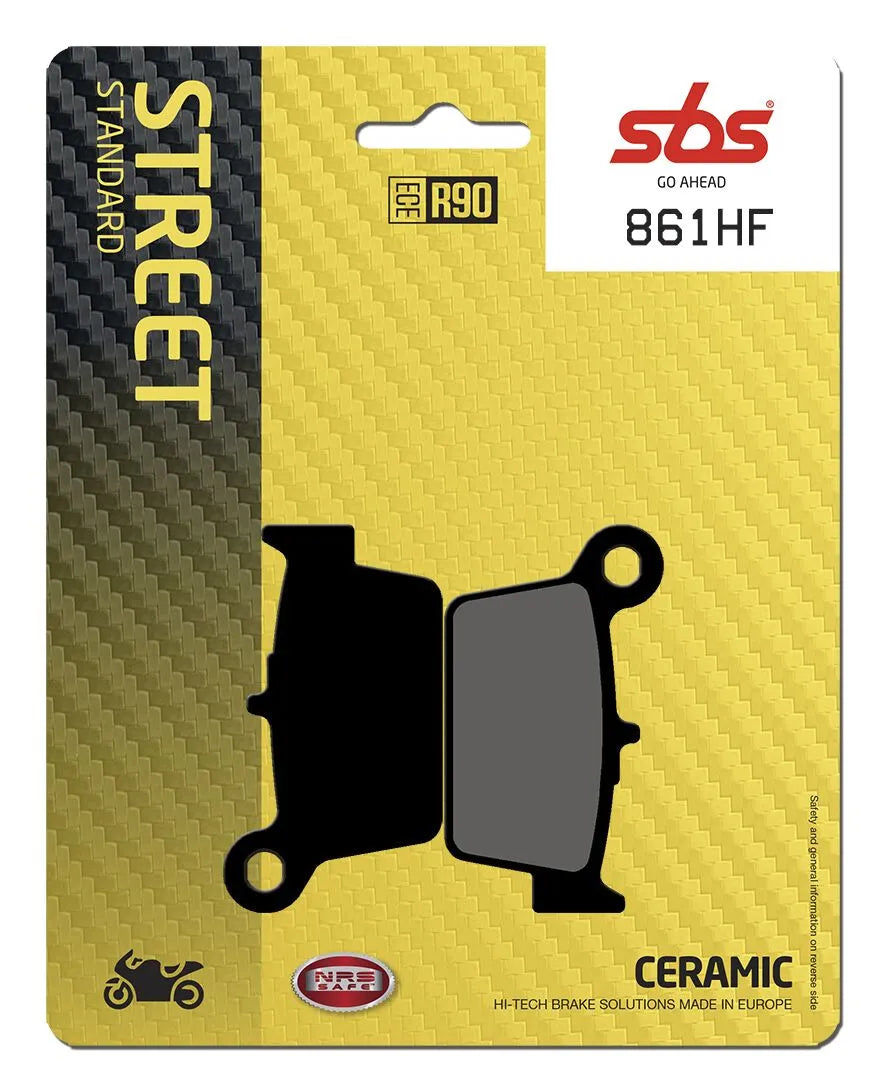 Sbs Hf Street Ceramic Organic Brake Pads - Rear