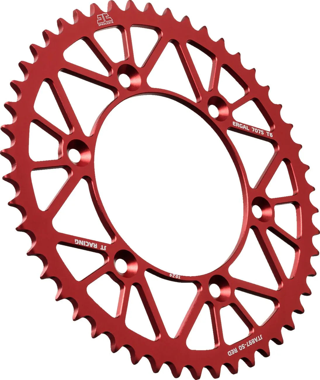 Jt Sprockets Aluminum Rear Sprocket - 50t Red
