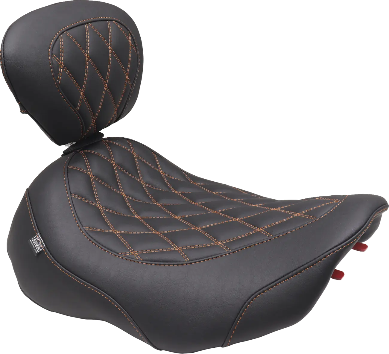 Mustang Wide Tripper Solo Seat - For Harley Davidson
