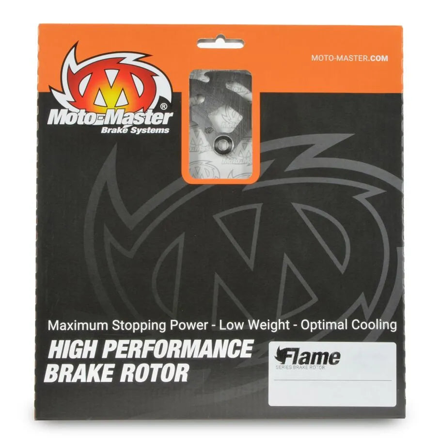 Moto-master Flame Series Fixed Brake Rotor - Rear