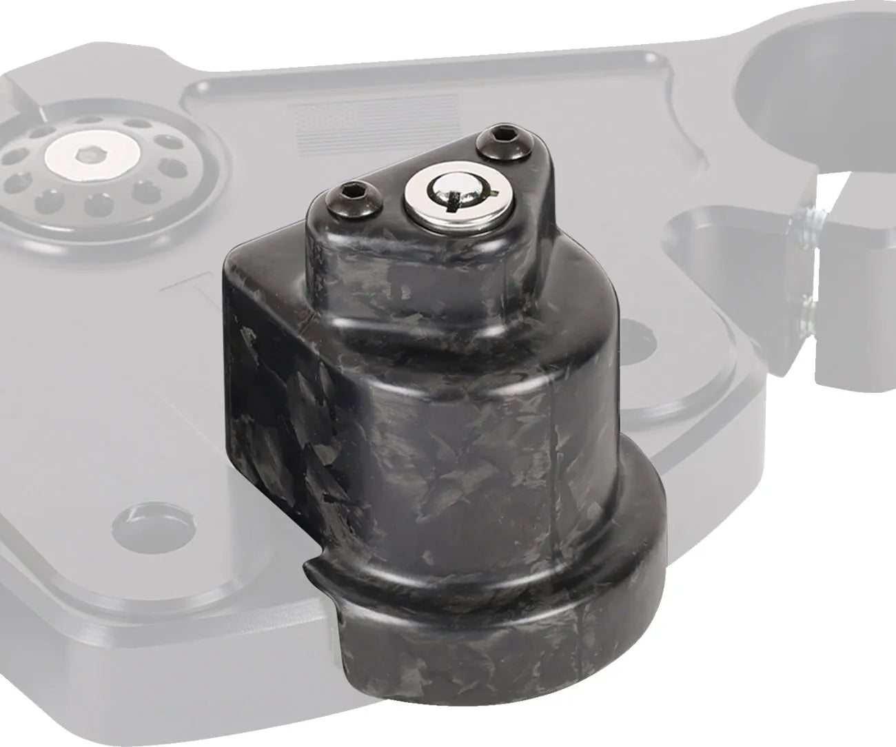 Thrashin Supply Co. Steering Lock Cover Carbon Fiber