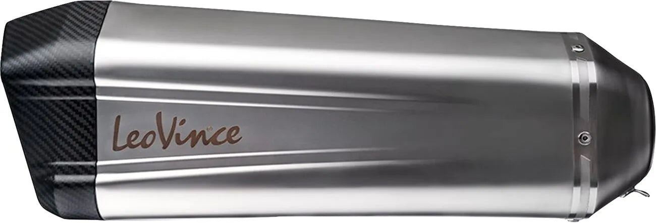 Leovince Lv-12 Slip-on Muffler - Stainless Steel - ECE Street Legal Approved
