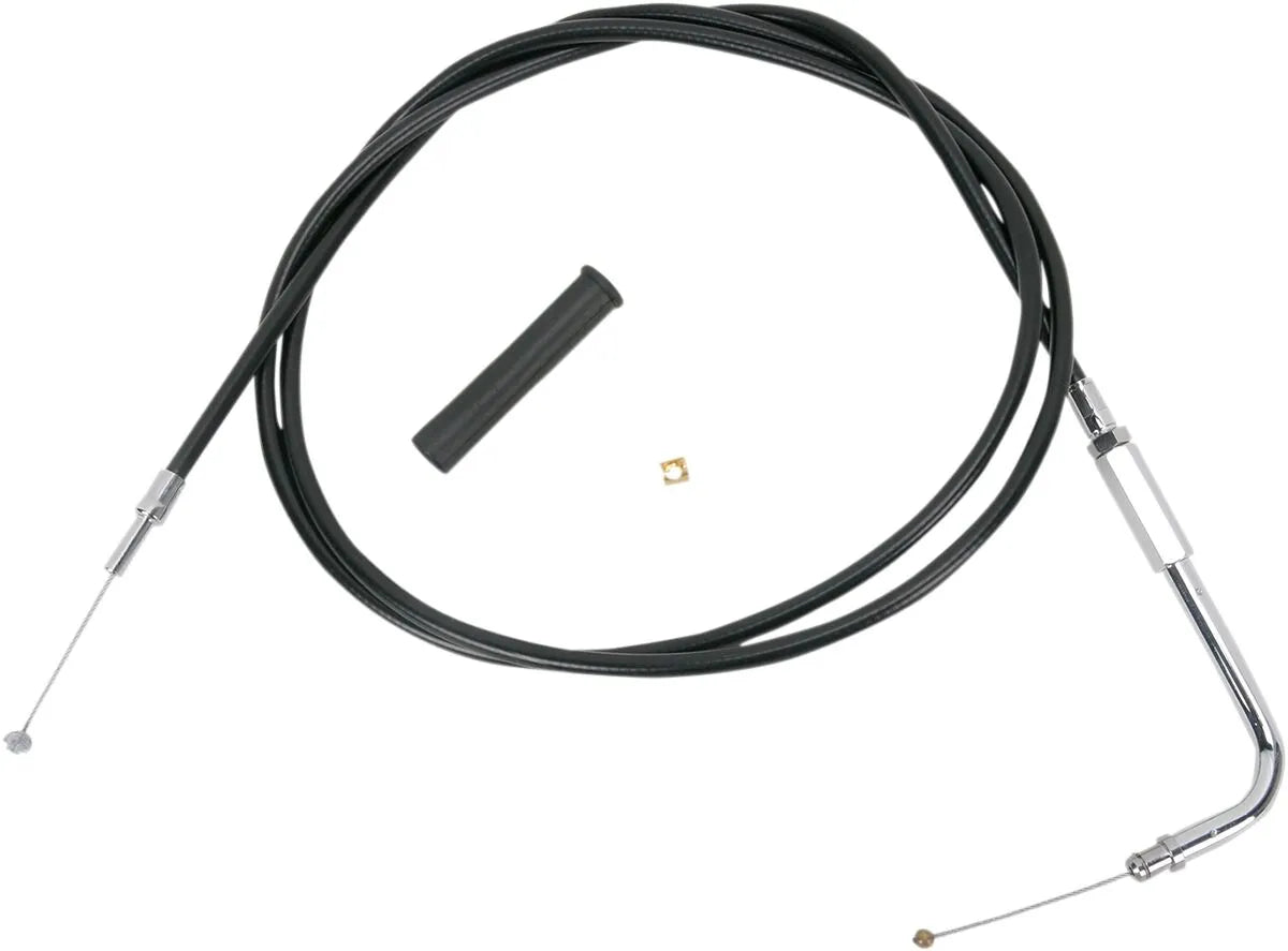 Drag Specialties Black Vinyl Throttle Cable 58"
