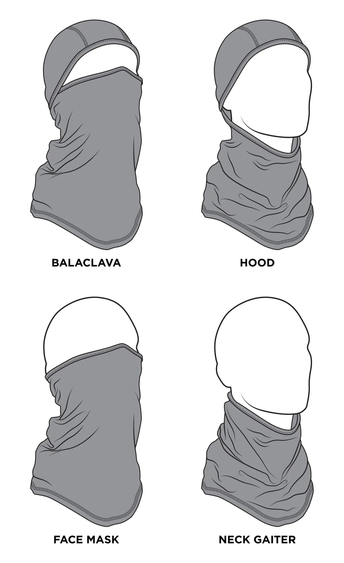 Zan Headgear SportFlex Convertible Balaclava