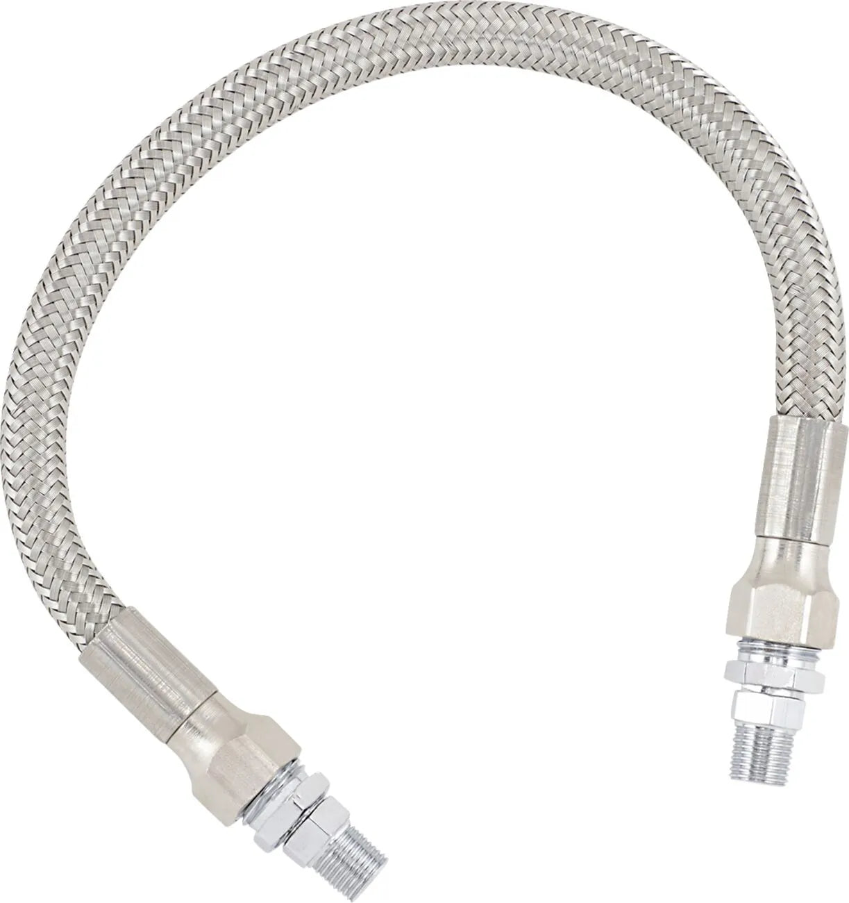 Drag Specialties Universal Stainless Steel Oil Line 12"