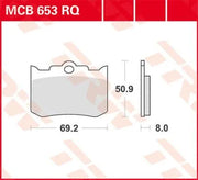 Trw Rq Series Organic Brake Pads For Sports Applications