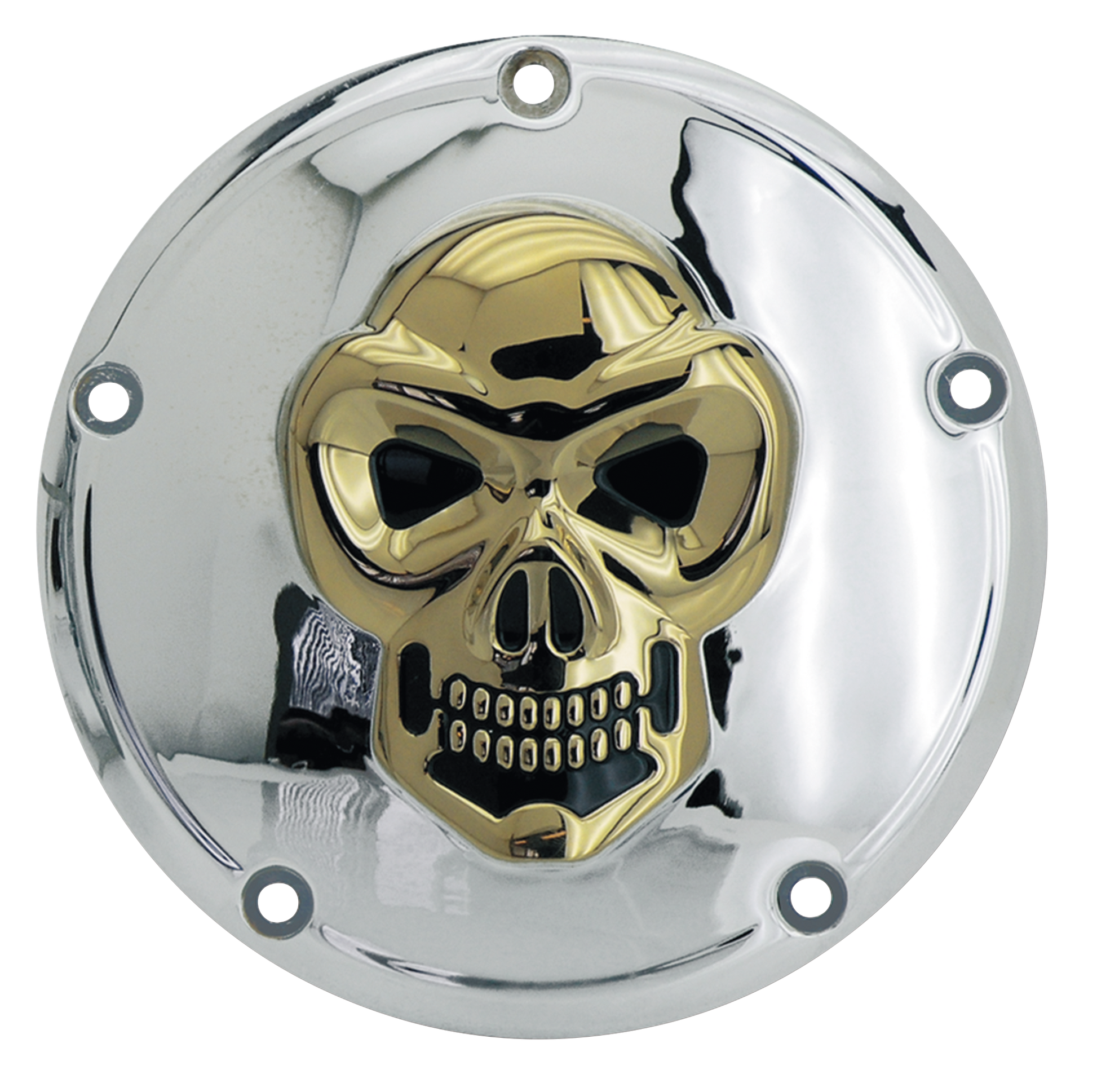 Zodiac Skulled Aluminum Derby Covers – Primary & Clutch