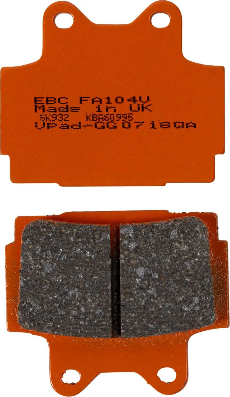 Ebc Fa104 Organic Brake Pads - Superior Stopping Power - Front & Rear