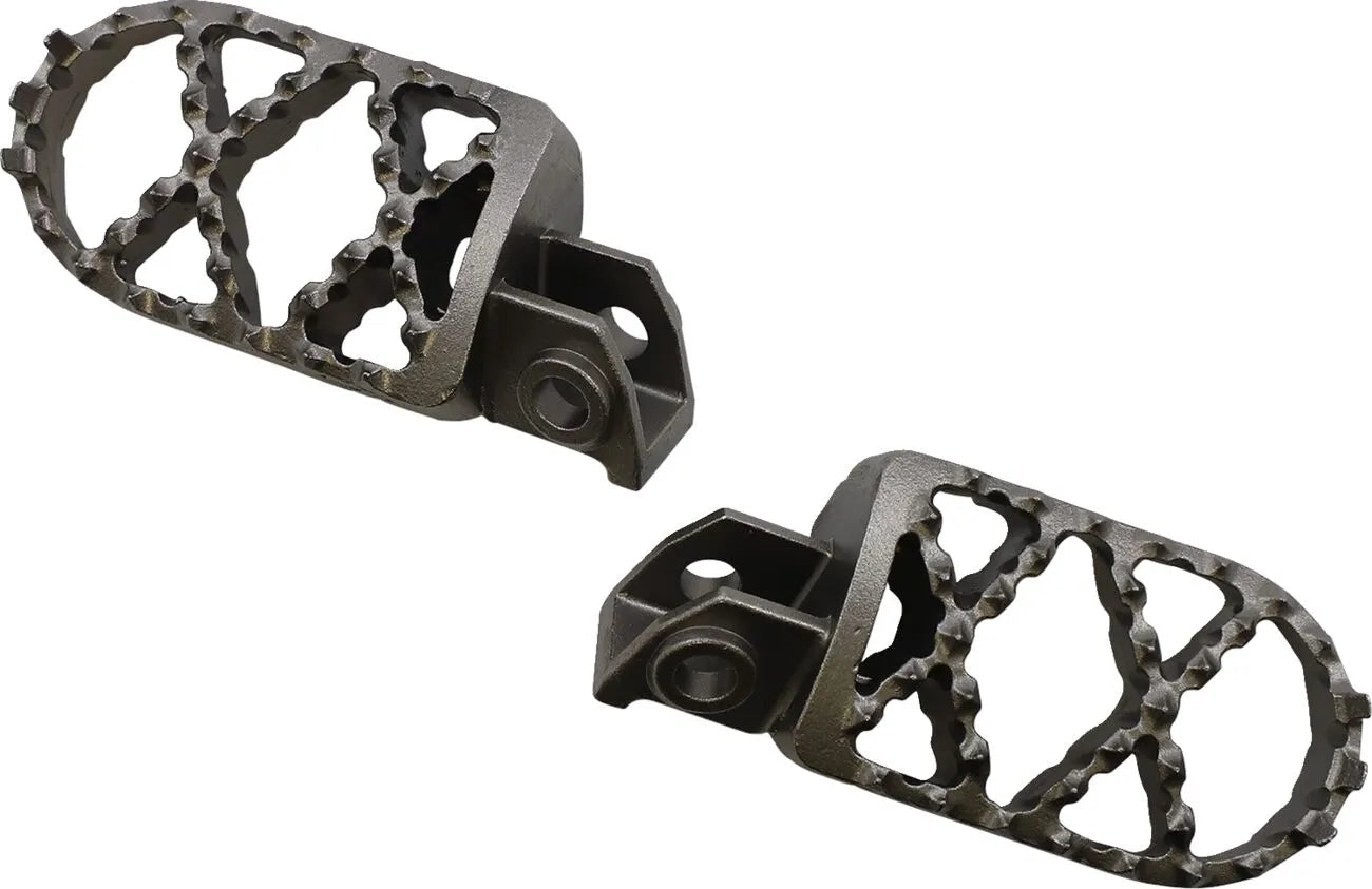Moose Offroad Pro Foot Pegs - Stainless Steel