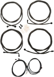 La Choppers Complete Midnight Cable Kit for 18"-20" Handlebars