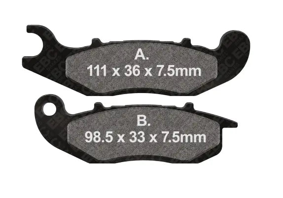 Ebc Fa-hh Sintered Brake Pads For Optimum Braking - Front