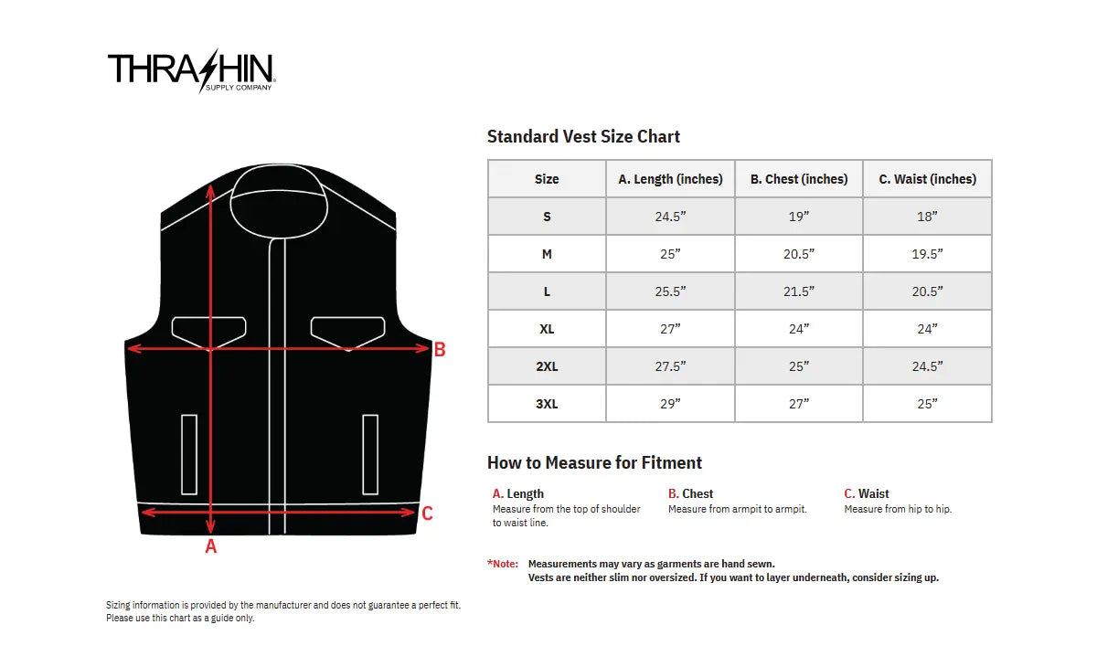Thrashin Supply Co Kanan Leather Denim Riding Vest