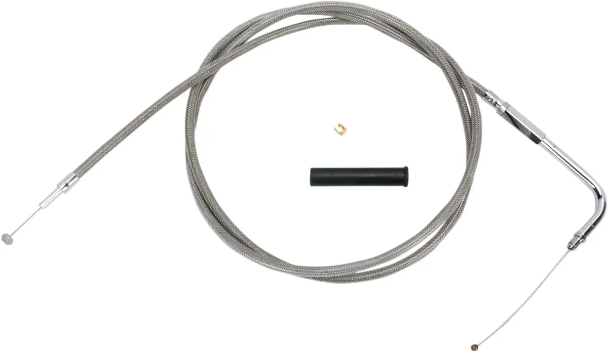 DRAG SPECIALTIES Stainless Braided Throttle Cable