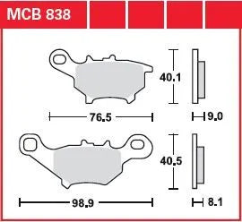 Trw All Round Sintered Metal Brake Pads