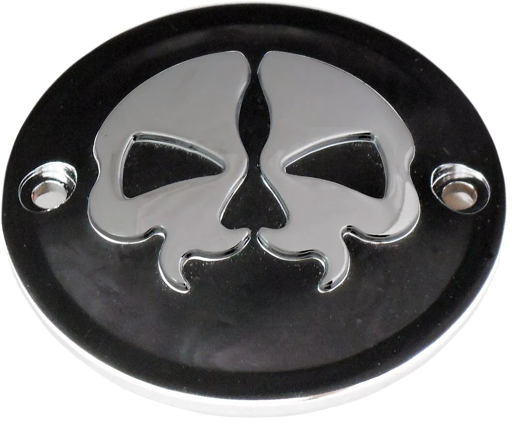 Drag Specialties Split Skull Points Cover - Black