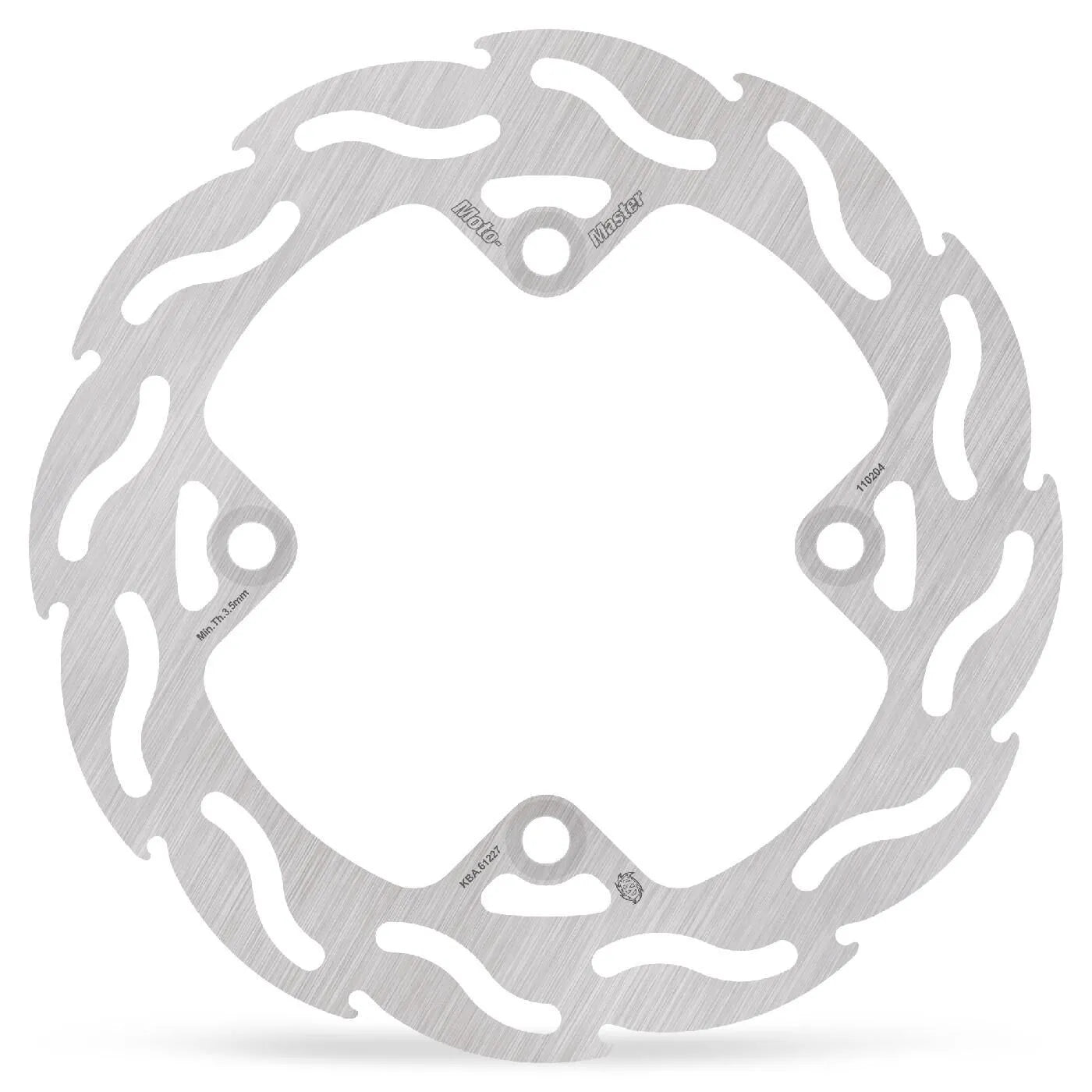 Moto-master Flame Series Fixed Brake Rotor - Rear