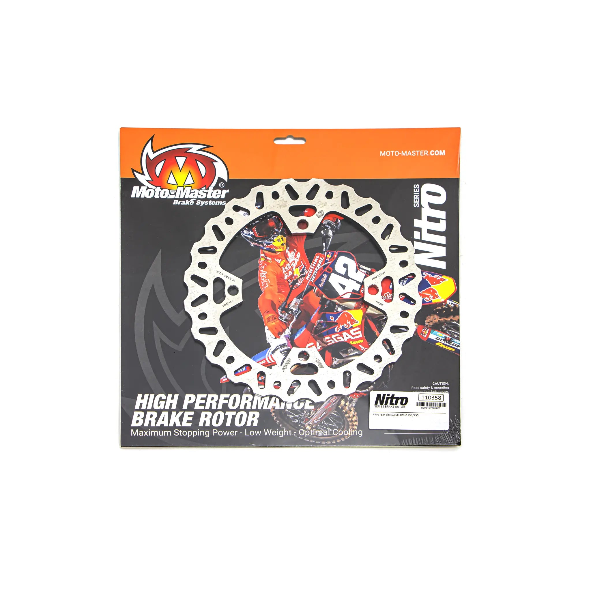 Moto-master Nitro Series Brake Disc For Husqvarna - Rear